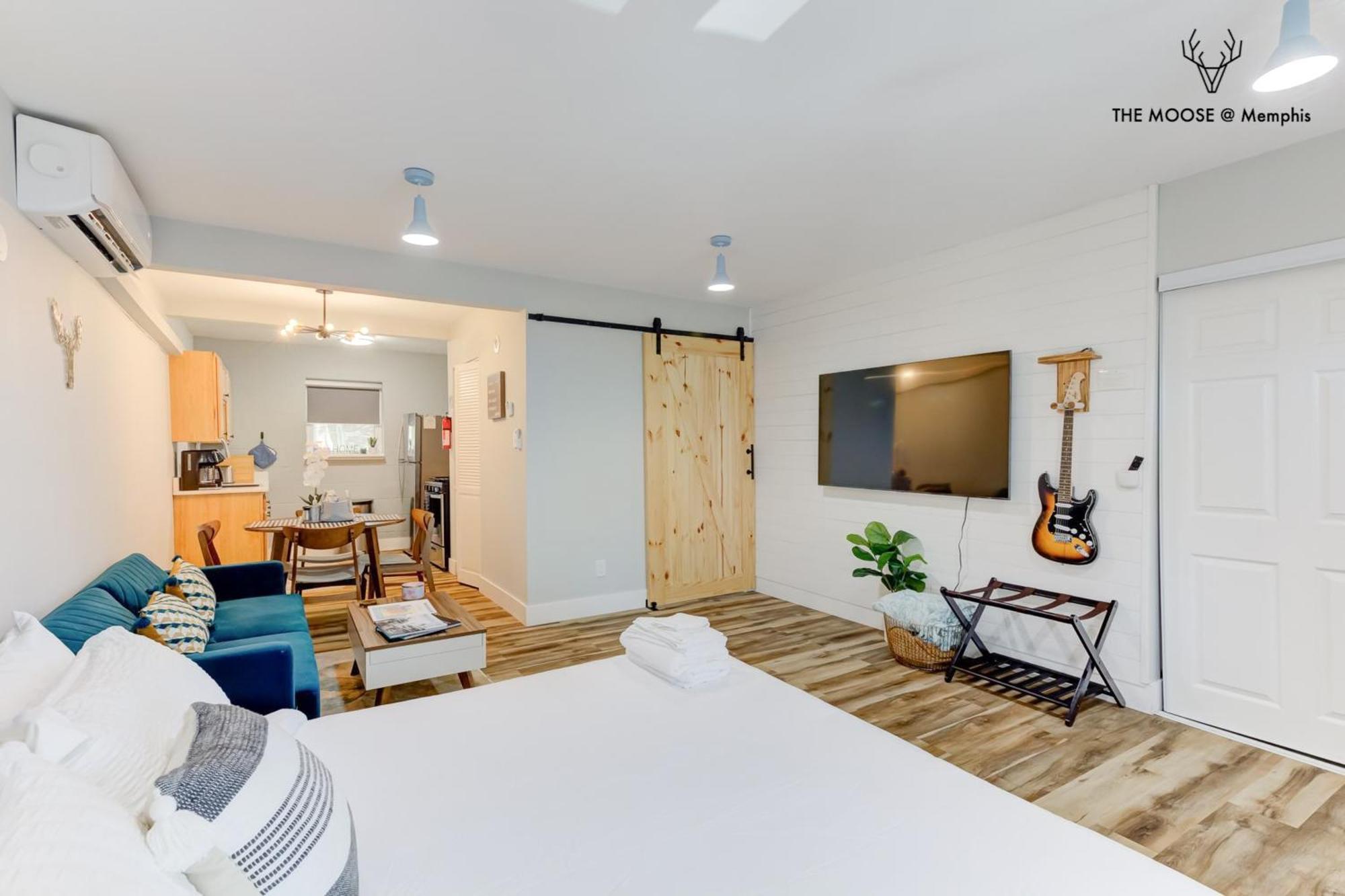 孟菲斯The Moose #11 - Luxe Modern Loft With King Bed, Free Parking & Wi-Fi公寓 外观 照片