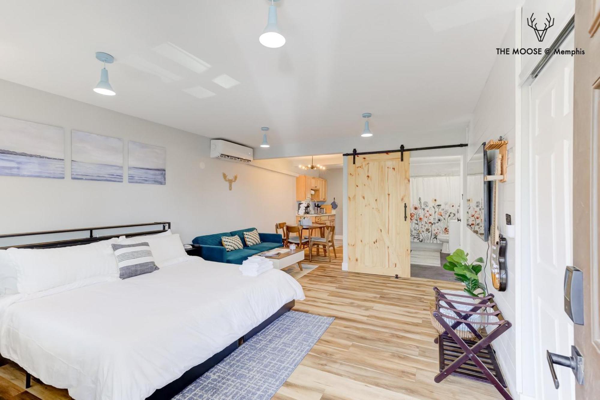 孟菲斯The Moose #11 - Luxe Modern Loft With King Bed, Free Parking & Wi-Fi公寓 外观 照片