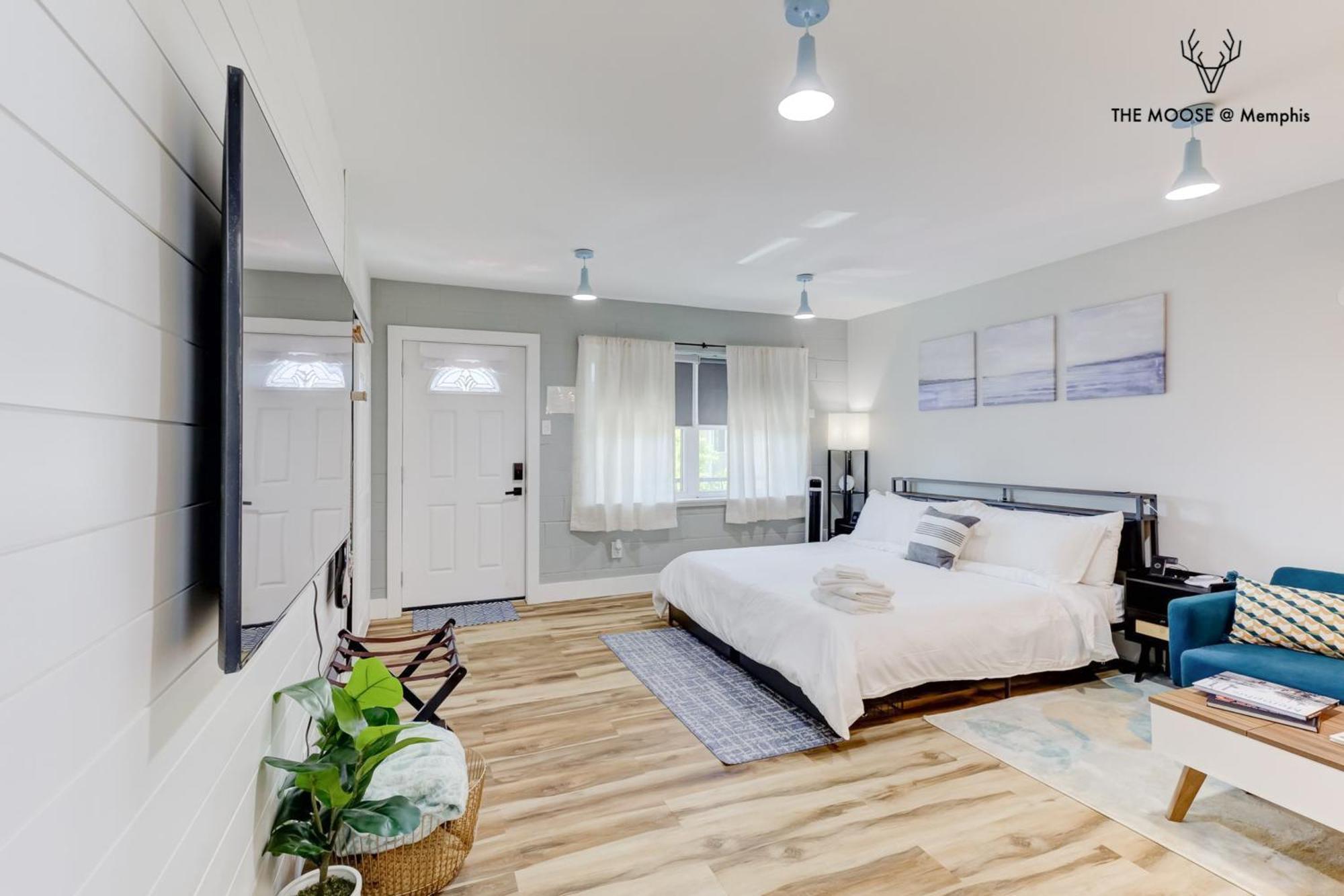 孟菲斯The Moose #11 - Luxe Modern Loft With King Bed, Free Parking & Wi-Fi公寓 外观 照片